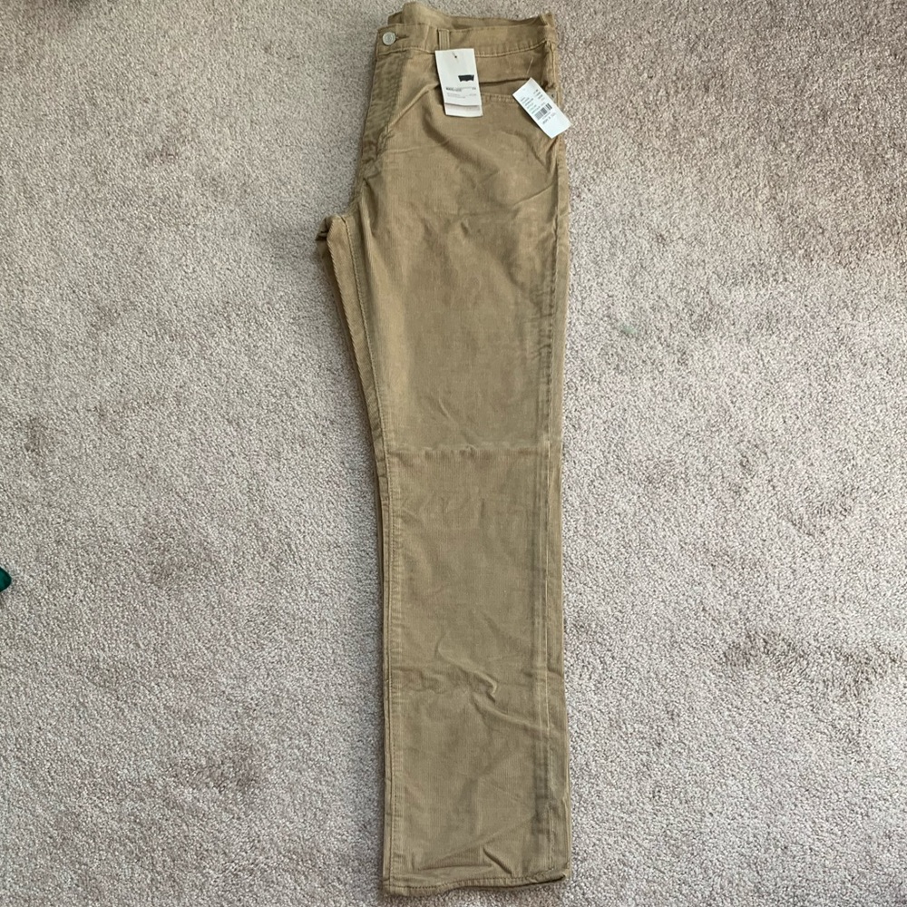 NWT Men’s Levi 511 Slim Fit Corduroy Jeans 36 x 32